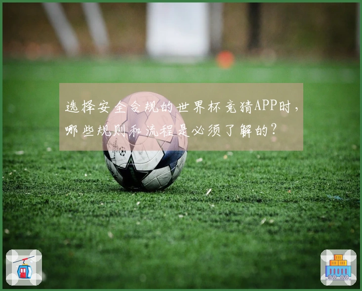 选择安全合规的世界杯竞猜APP时，哪些规则和流程是必须了解的？
